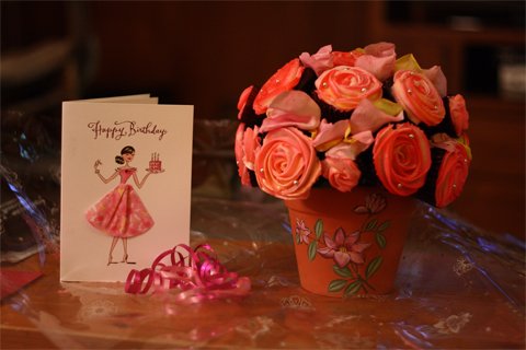 Birthday Cupcake Bouquet