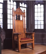 The speaker's chair