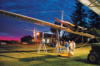 Photo of the ornithopter.