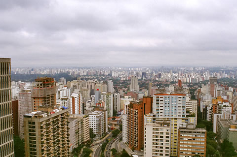 Photo of Sao Paolo skyline.