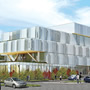 Architectural Rendering of HealthSci Building