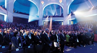 More than 800 members of the U of T community filled Convocation Hall on Nov. 20, 2011, for the official public launch of the Campaign for the University of Toronto