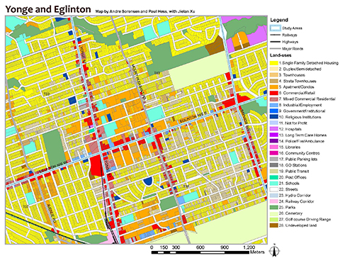 Map of Yonge and Eglinton