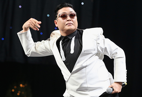 Photo of South Korean pop musician, Psy