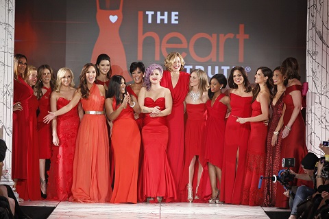 Celebrities at Red Dress Collection 2013, New York Fashion Week. Photo by Dan Lecca for The Heart Truth, National Institutes of Health