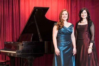 Photo - Maureen Batt (left) and Erin Bardua simply love opera.
