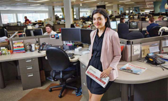 Anna Nicolaou shared her financial expertise with The Globe and Mail’s newsroom