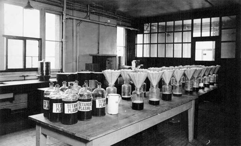 Photo of the Anti-Toxin Lab.