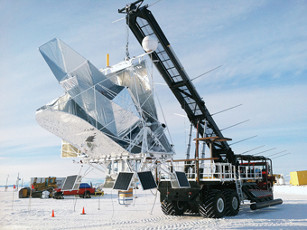 NASA prepares the launch of a balloon-borne telescope from Antarctica, in 2012