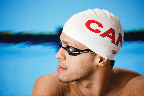 Zack Chetrat will compete for Canada in the 200-metre butterfly at the Pan Am Games. Photo by Sandy Nicholson.