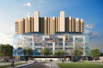 Architectural rendering of Robarts Library