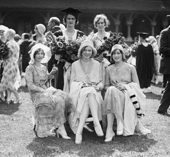 1930 photo of women at convocation.