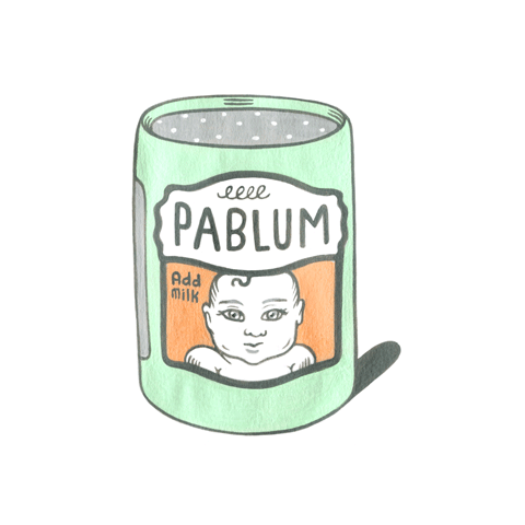 Illustration of bottle of Pablum