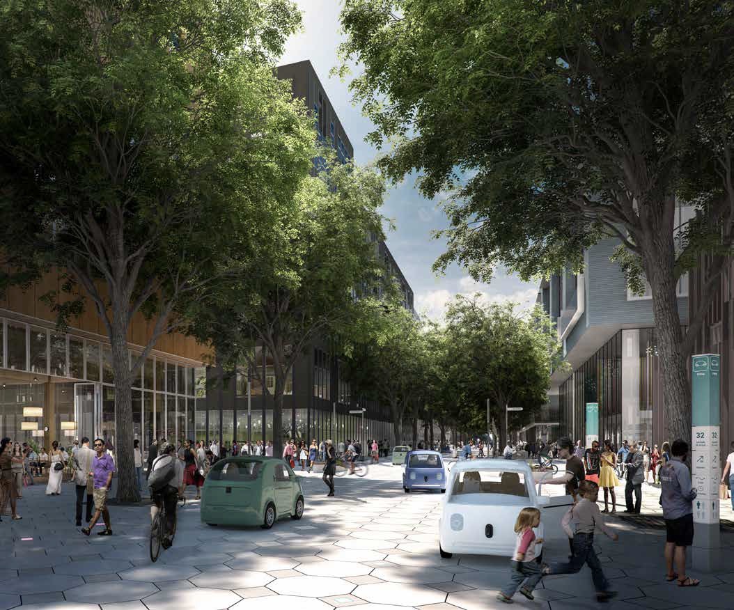 Rendering of Toronto Sidewalk Labs proposed space