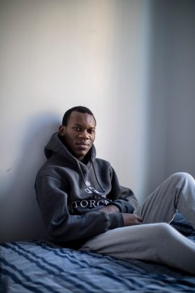 University of Toronto student Providence Mapingire, from Gweru, Zimbabwe, in Woodsworth Residence, January 25, 2019