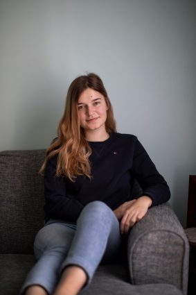 University of Toronto student Vladyslava Diachenko, from Kiev, Ukraine, in her Mississauga home, January 25, 2019