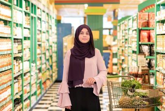 Nutritionist Nazima Qureshi shops at Planet Organic Market in Mississuaga. Photo by Alia Youssef